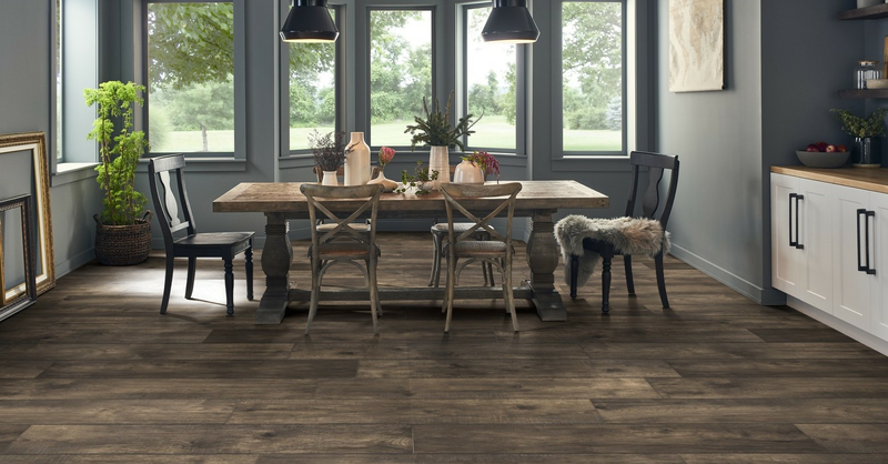 Laminate - Mannington Restoration - Hillside Hickory Stone