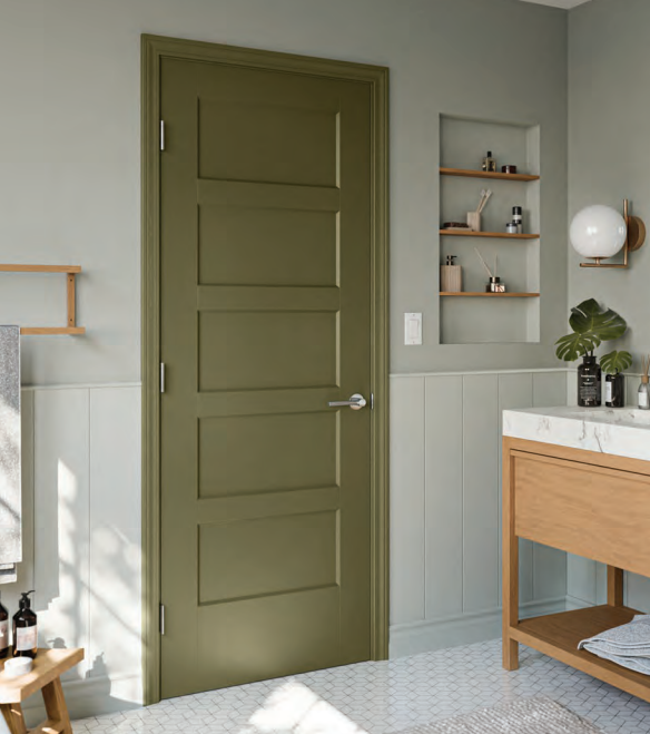 Bayshore Hollow Core 5 Panel Smooth Interior Door