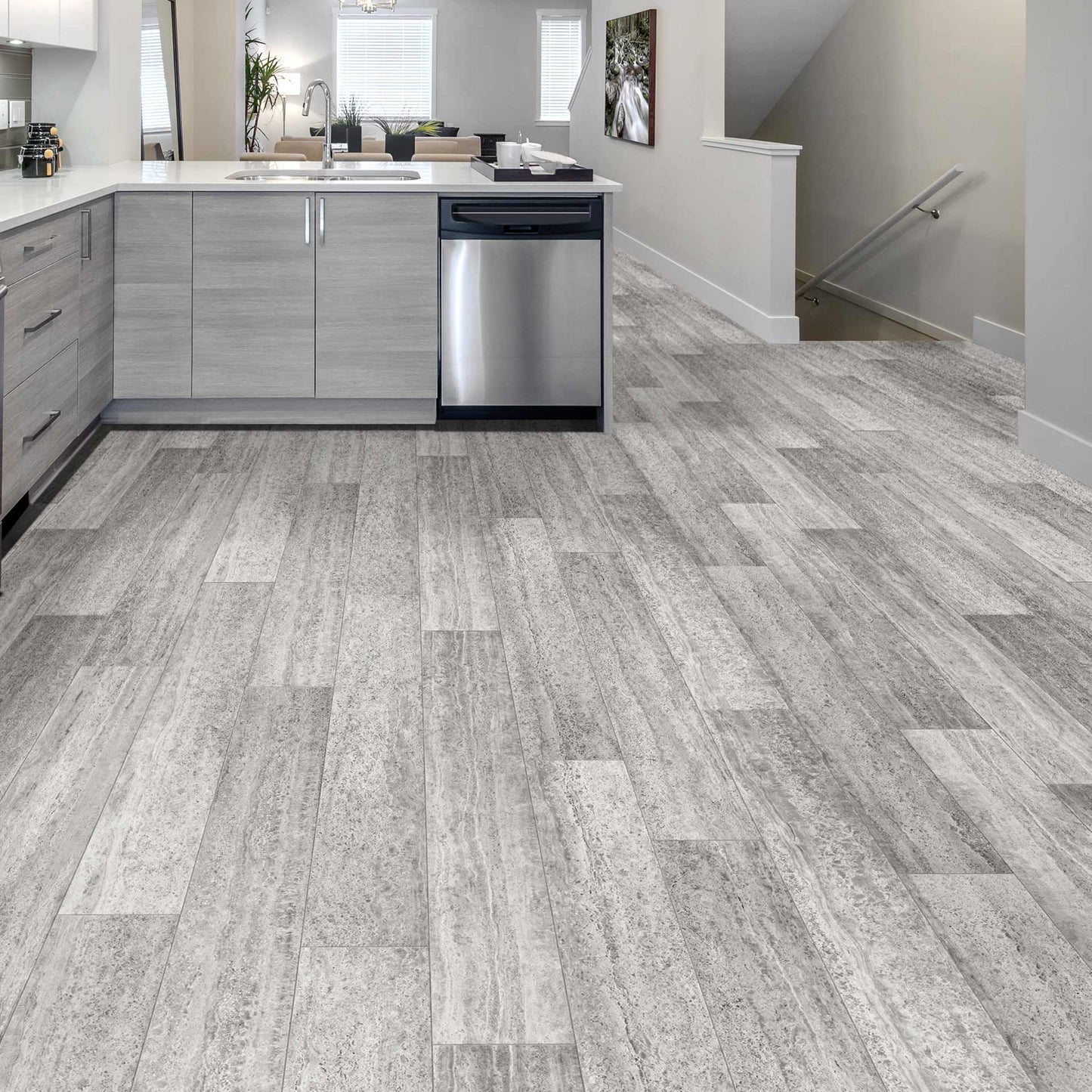 Vinyl Sheet - Tarkett Fresh Start Tivoli Calcite White
