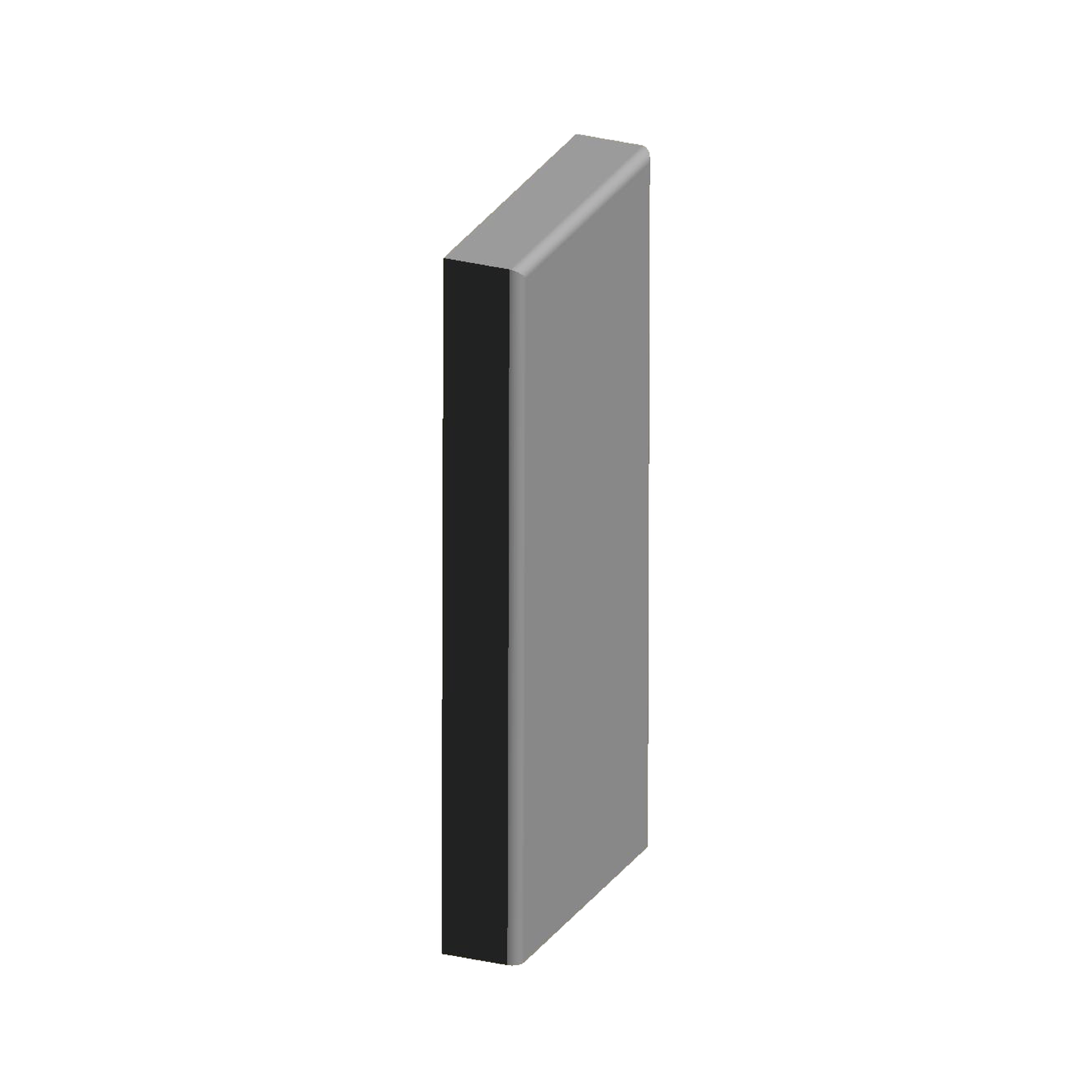Plain Plinth Eased Edge 1" X 3 3/4"