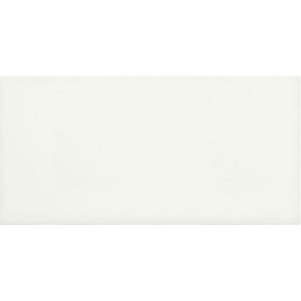 Ceramic Tile - Soho Canvas White 3x6 Glossy