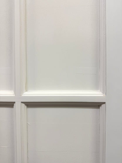 15 Lite Wood Bar Clear Glass Solid French Door