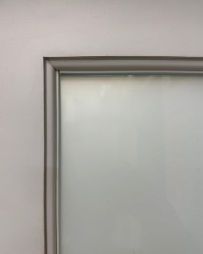1 Lite Clear Glass Solid French Door