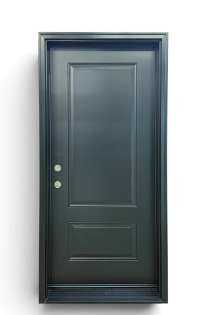 Steel 1 Panel (22x48 Top) Black Prefinished