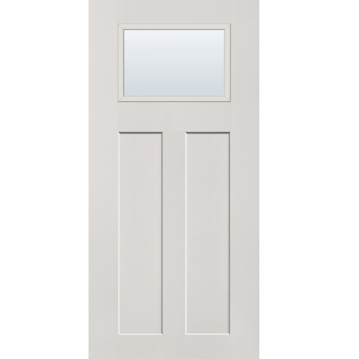 Fiberglass Smooth Craftsman with 22" x 15.25" Clear