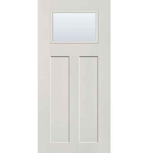 Fiberglass Smooth Craftsman with 22" x 15.25" Clear