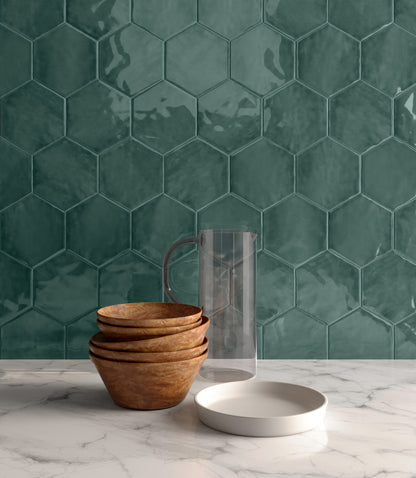 Ceramic Tile - Teramoda HEX 6" x 7"