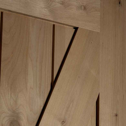 Barn Door - Knotty Alder 'Z' style