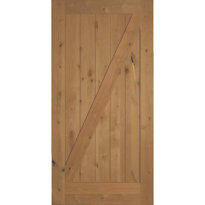 Barn Door - Knotty Alder 'Z' style