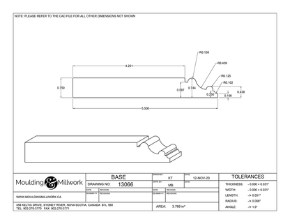Heritage Baseboard 3/4" X 5 1/2"