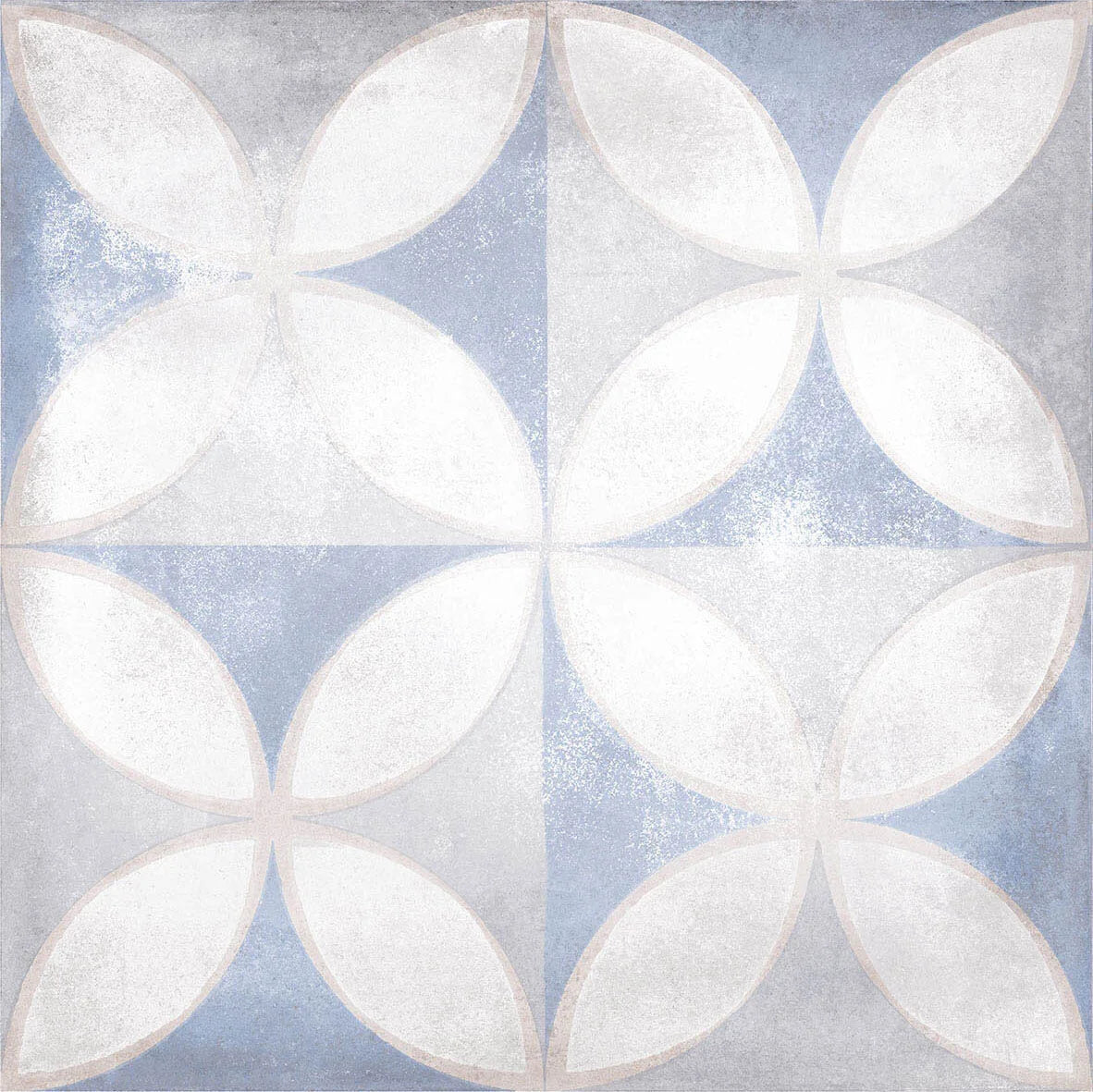 Porcelain Tile -  Four Cement 03  8"x8"