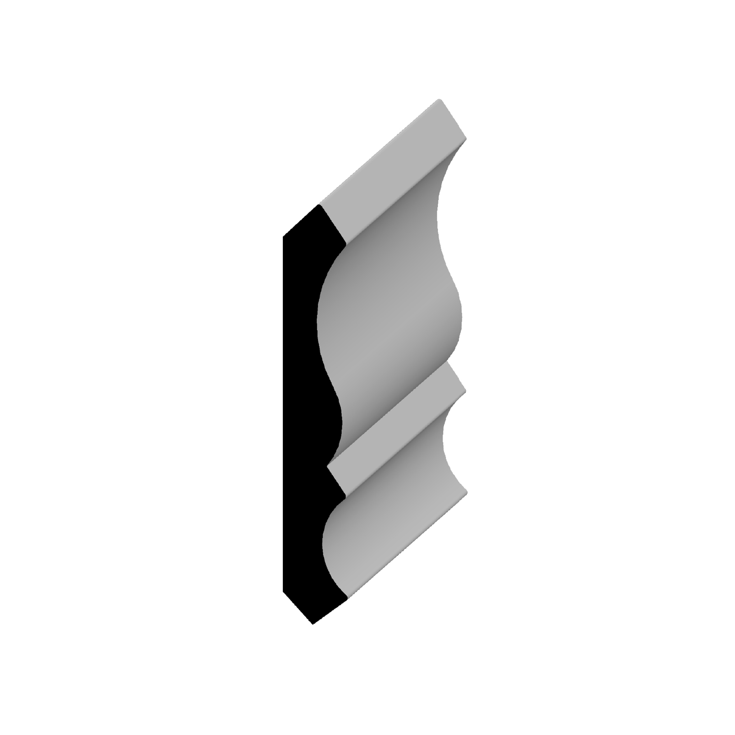 Colonial Crown 5/8" x 4 1/4"