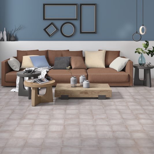 Porcelain Tile - Collection Four Cement Cloud 8" x 8"