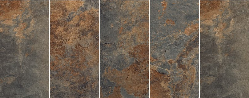 Porcelain Tile - Slate Flame 12"x24"