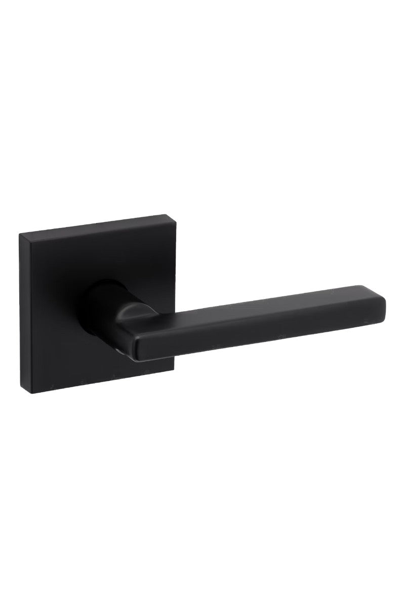 Door Hardware - Weiser Lever Halifax Sqaure Matte Black