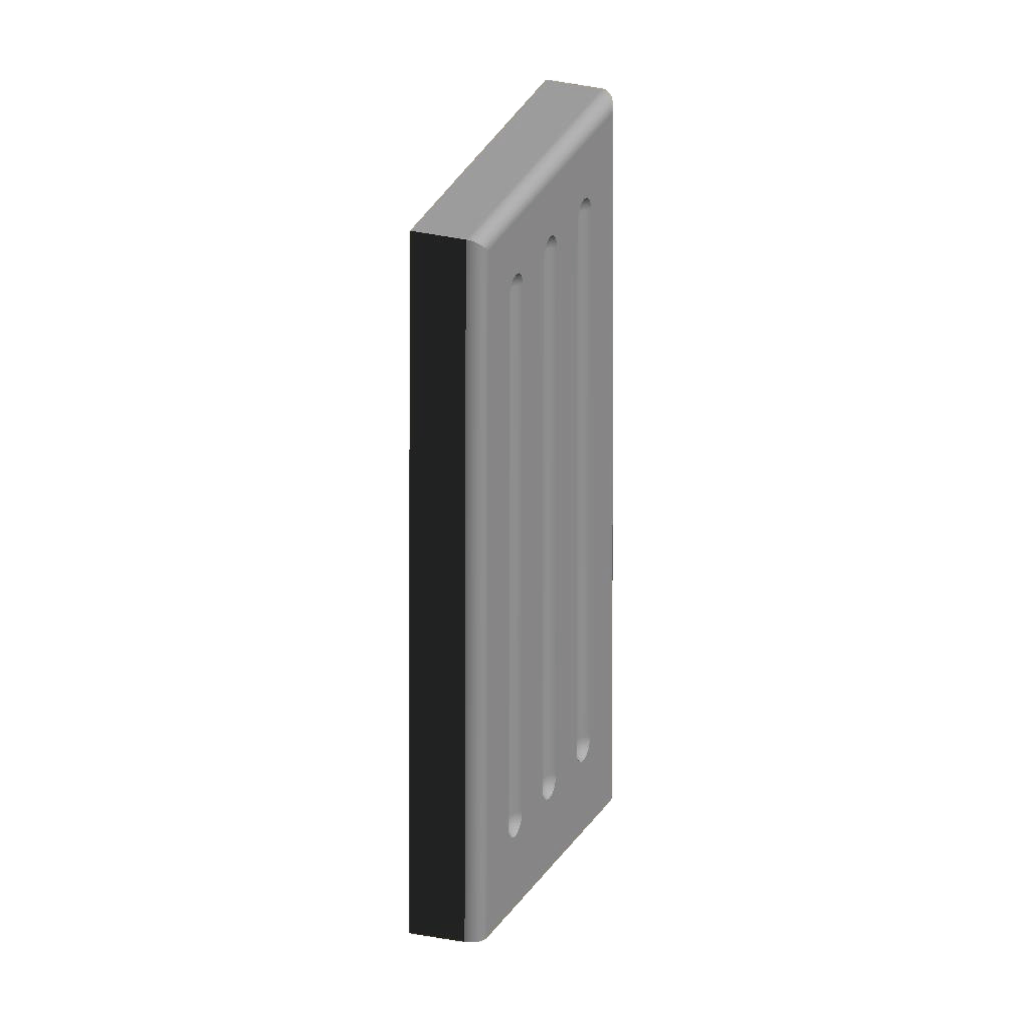 Fluted Plinth 1" X 3 7/8"