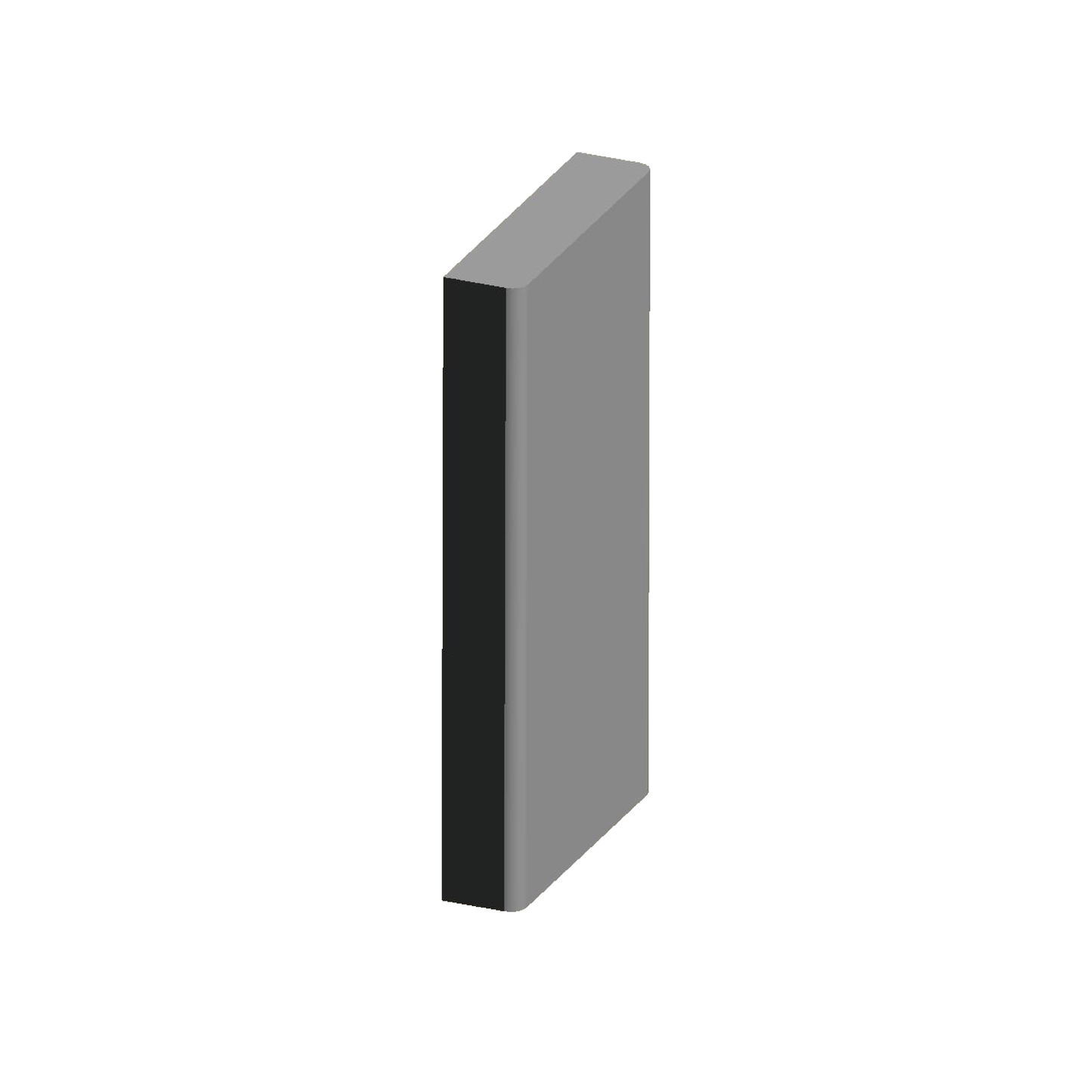 Plain Plinth Eased Edge 1" x 2 5/8"