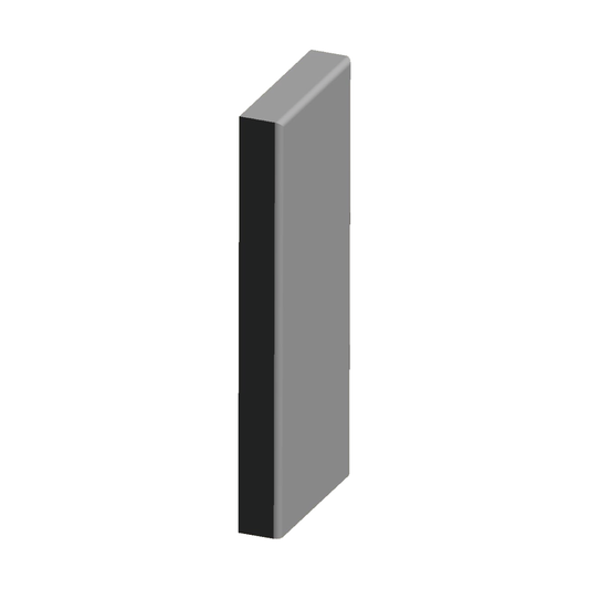 Plain Plinth Eased Edge 1" X 5 1/2"