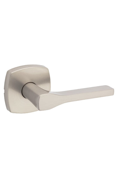 Door Hardware - Weiser Lever Prague Sqaure Satin Nickel