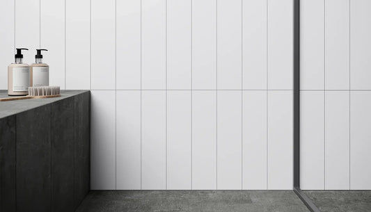 Ceramic Tile - New Soho Canvas White Matte 4" X 16"
