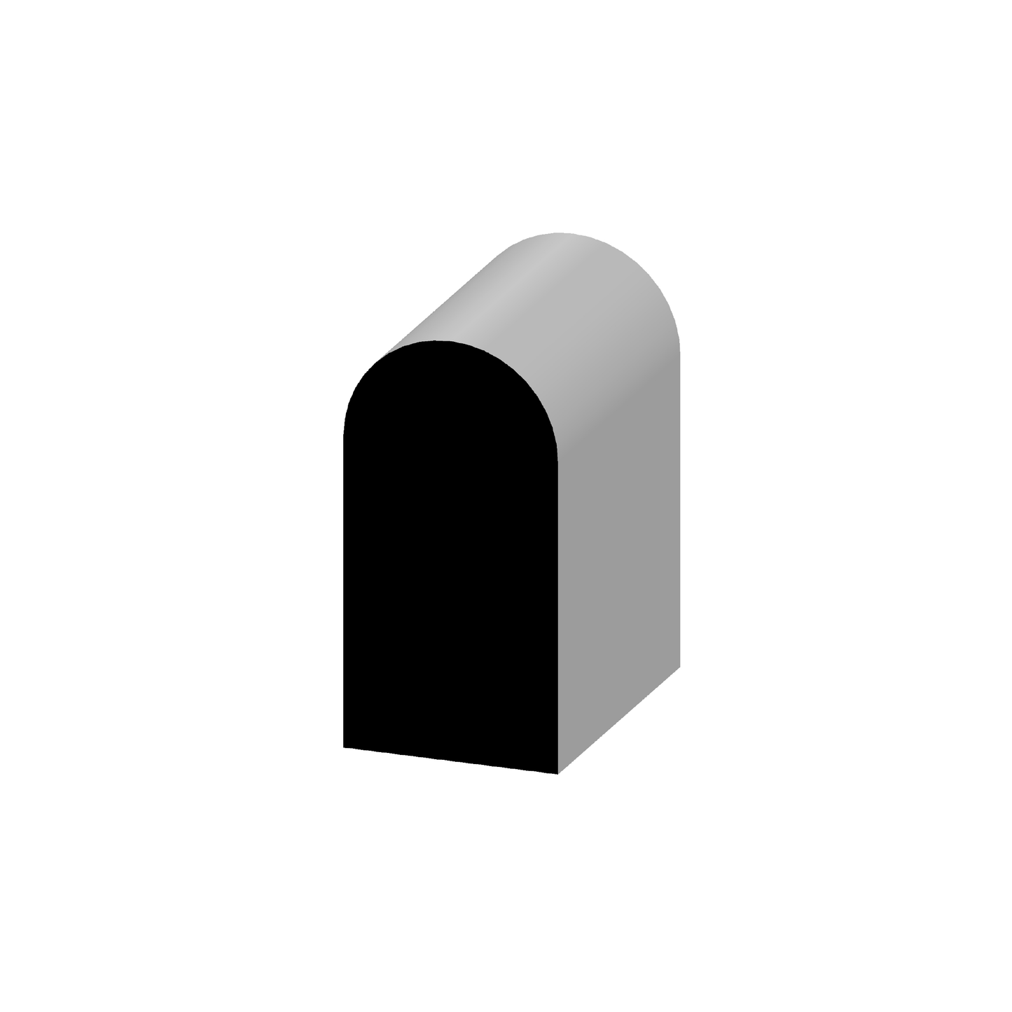 Fillet 3/8" X 1 3/16"