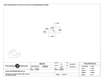 Craftsman Panel 5/8" X 3/4"