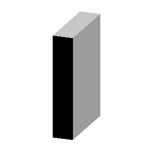 1 X 6 S4S Square Primed MDF
