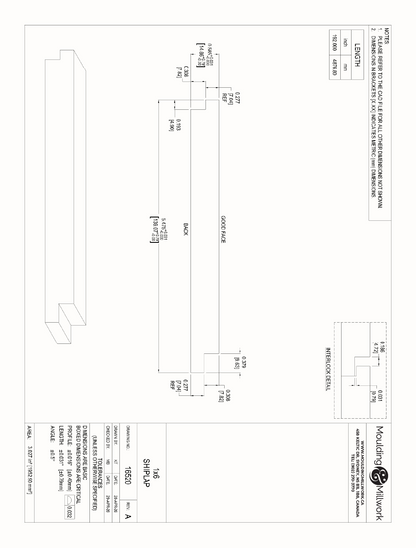 Shiplap 5/8" X 5 1/2"