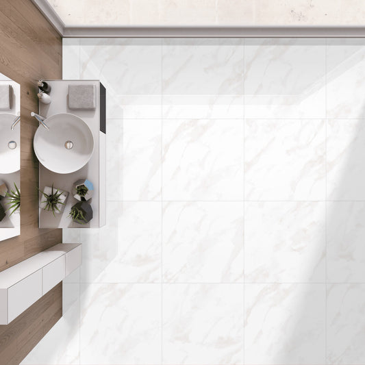 Porcelain Tile - Silica Calacatta Matte 12" x 24"