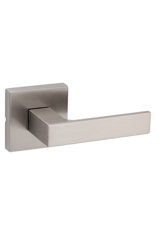 Door Hardware - Weiser Lever Singapore Sqaure Satin Nickel