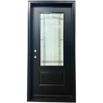 Steel 1 Panel Black Prefinished with Morien(22x48)
