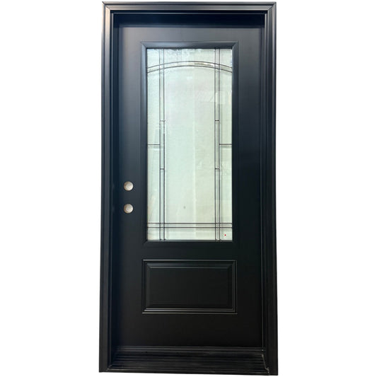 Steel 1 Panel Black Prefinished with Morien(22x48)