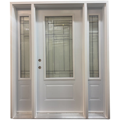 Steel Double Sidelite Entrance System