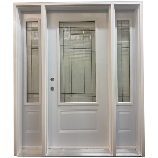 Steel Double Sidelite Entrance System