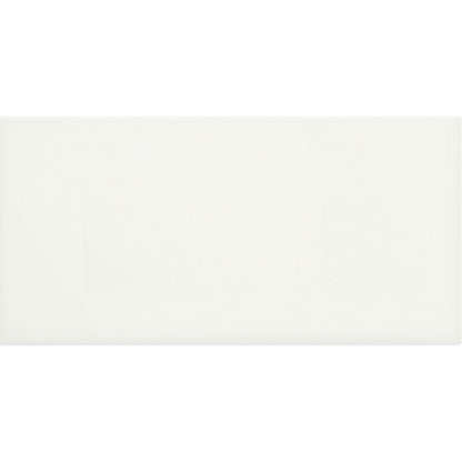 Ceramic Tile - Soho Canvas White 3x6 Glossy