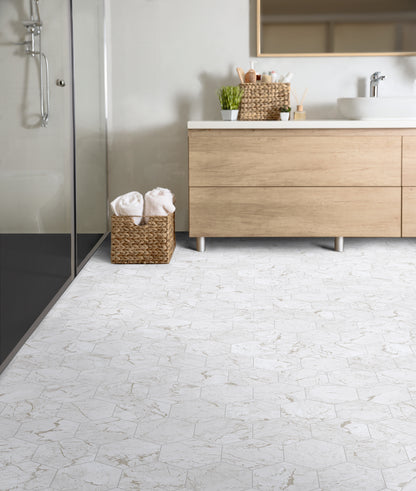 Vinyl Sheet - Tarkett Trutex Nero Hex White