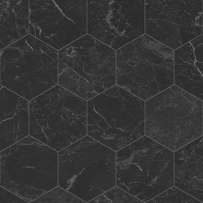Vinyl Sheet - Tarkett Trutex Nero Hex Black
