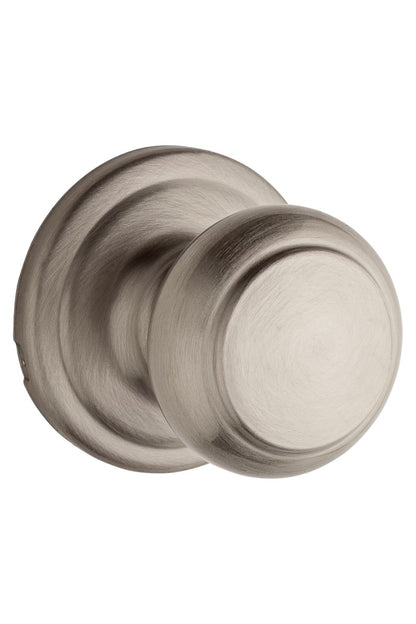 Door Hardware - Weiser Knob Troy Square Satin Nickel