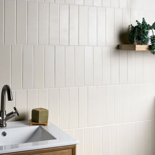 Ceramic Tile - Snow White Matte