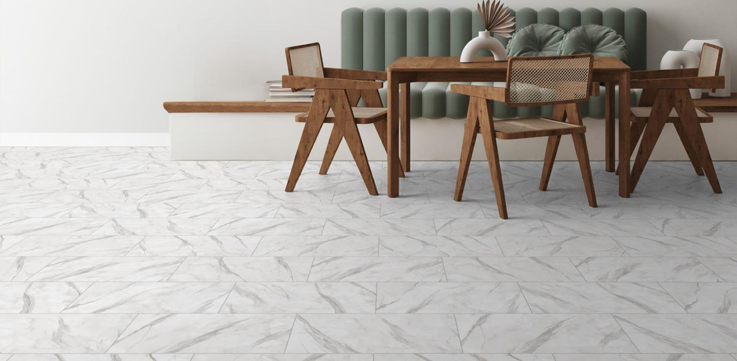 Vinyl Sheet -  Tarkett Easy Living Carrara White