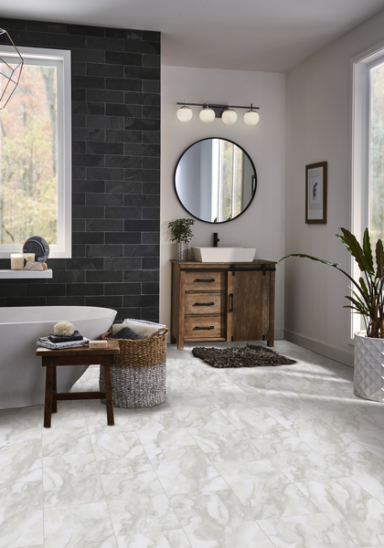 Vinyl Sheet - Mannington  Prime Verona Alabaster